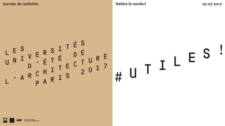 Intervention de Stéphane Raffalli à l’édition 2017 des Universités d’été de l’architecture