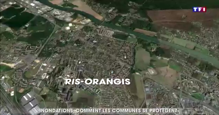 Reportage TF1 à Ris-Orangis: Comment les communes se protègent-elles contre les inondations ?