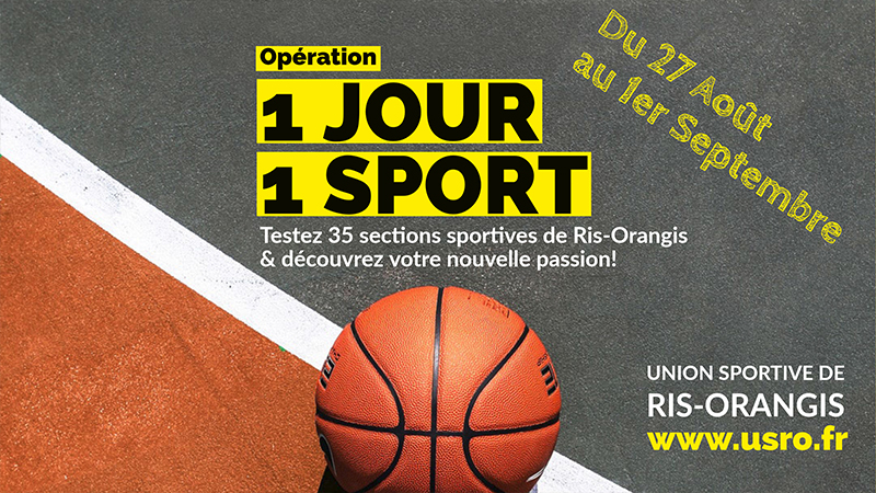 Ris-Orangis, ville sportive: participez à l’opération 1 jour un 1 sport!