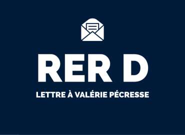 RER D: Lettre à Valérie Pécresse, Présidente du Conseil régional Île-de-France