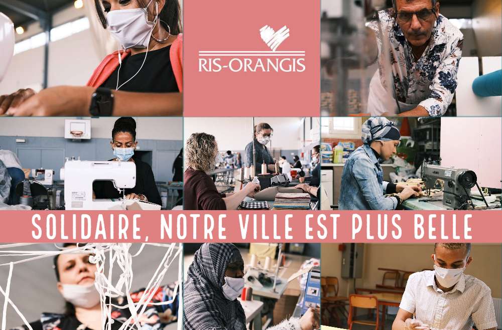 Ris-Orangis : Hommage aux bénévoles de l’atelier communal qui ont confectionné plus de 60 000 masques pour tous les habitants