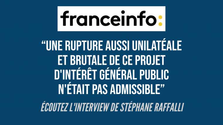 Interview de Stéphane Raffalli sur la condamnation de la FFR pour avoir abandonné unilatéralement le projet du « Grand Stade de Rugby » en 2016.