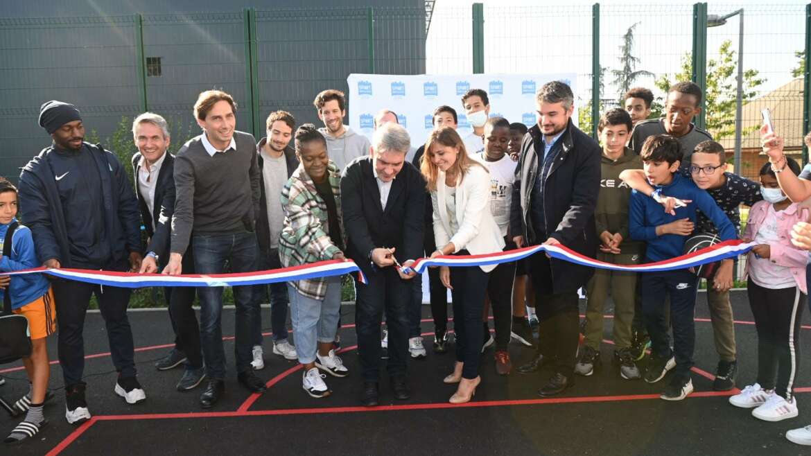 Ris-Orangis : Inauguration du nouveau plateau sportif du Moulin à Vent